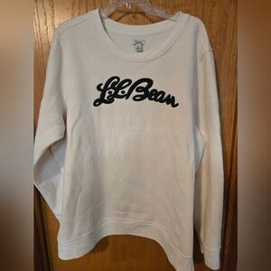 L.L. Bean Cream Sweatshirt